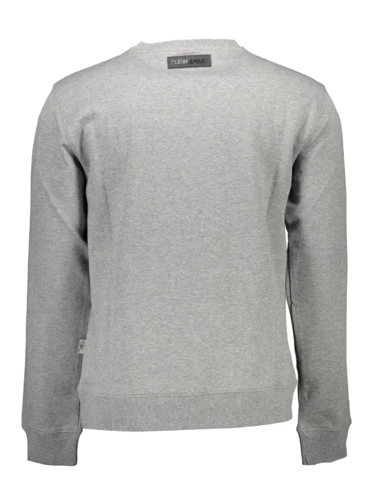 "Plein Sport Sweatshirts im Sale | Plein Sport Graues Komfort Sweatshirt online kaufen"|Planet-Deluxe