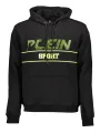 "Plein Sport Sweatshirts im Sale | Urban Hoodie Plein Sport Schwarz mit Kontrastdetails online kaufen"|Planet-Deluxe