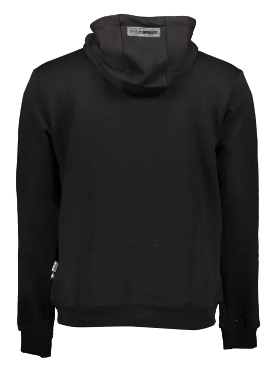 "Plein Sport Sweatshirts im Sale | Urban Hoodie Plein Sport Schwarz mit Kontrastdetails online kaufen"|Planet-Deluxe