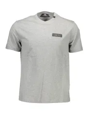 "Plein Sport T-Shirts im Sale | Plein Sport Grau T-Shirt mit Logo und Kontrastdetails online kaufen"|Planet-Deluxe