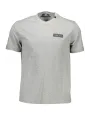 "Plein Sport T-Shirts im Sale | Plein Sport Grau T-Shirt mit Logo und Kontrastdetails online kaufen"|Planet-Deluxe