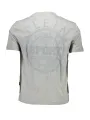 "Plein Sport T-Shirts im Sale | Plein Sport Grau T-Shirt mit Logo und Kontrastdetails online kaufen"|Planet-Deluxe