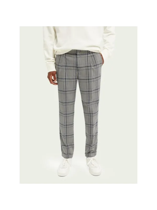 Graue karierte Scotch & Soda Hose Graue karierte Scotch & Soda Hose
