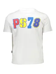 "Plein Sport T-Shirts im Sale | Plein Sport Weißes Herren T-Shirt mit Rotem Logo online kaufen"|Planet-Deluxe