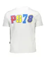 "Plein Sport T-Shirts im Sale | Plein Sport Weißes Herren T-Shirt mit Rotem Logo online kaufen"|Planet-Deluxe