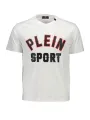 "Plein Sport T-Shirts im Sale | Plein Sport Weißes T-Shirt mit Kontrastlogo online kaufen"|Planet-Deluxe