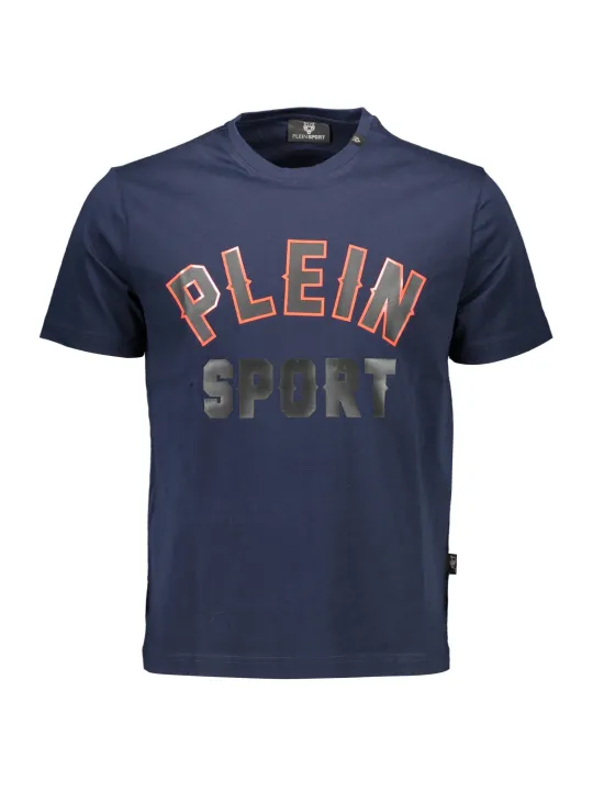 "Plein Sport T-Shirts im Sale | Plein Sport Navy Blue Kurzarm TShirt online kaufen"|Planet-Deluxe
