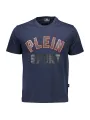 "Plein Sport T-Shirts im Sale | Plein Sport Navy Blue Kurzarm TShirt online kaufen"|Planet-Deluxe