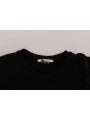 Sweaters Elegant Black Cotton Crewneck Sweater 320,00 € 8050246184400 | Planet-Deluxe