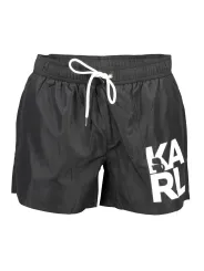 "Karl Lagerfeld Beachwear Startseite im Sale | KARL LAGERFELD BADEANZUGTEIL UNTER SCHWARZEM MANN online kaufen"|Planet-Deluxe