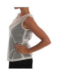 Tops & T-Shirts Sleeveless Transparent Net Tank Top 960,00 € 8052087570084 | Planet-Deluxe