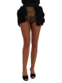 Shorts Exquisite Black Mink Fur Mini Shorts 7.660,00 € 8050442682823 | Planet-Deluxe