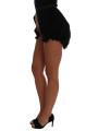 Shorts Exquisite Black Mink Fur Mini Shorts 7.660,00 € 8050442682823 | Planet-Deluxe