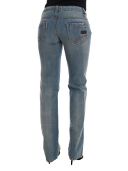 Jeans & Pants Chic Classic Fit Straight Blue Jeans 500,00 € 8058301880144 | Planet-Deluxe
