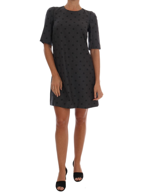 Dresses Chic Polka Dotted Wool Dress 4.600,00 € 8057001664856 | Planet-Deluxe