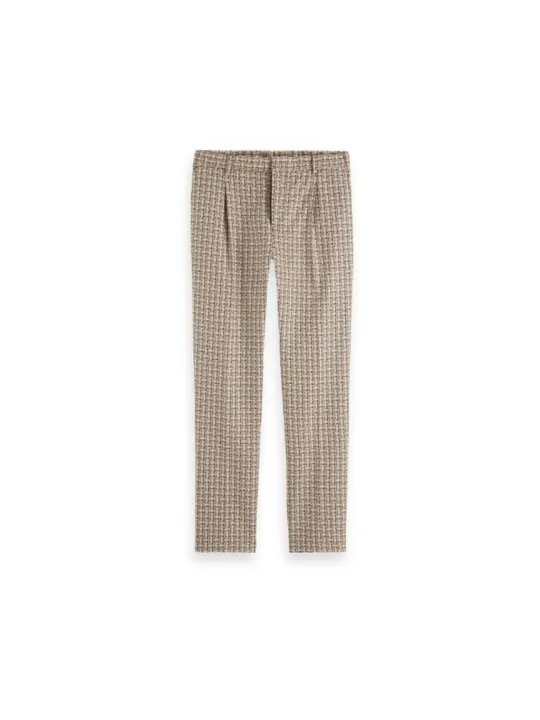 Braun karierte Scotch & Soda Hose