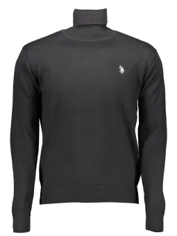 "Klassischer U.S. Polo Herrenpullover Nero – Eleganz Pur"