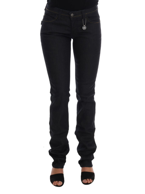 Jeans & Pants Chic Dark Blue Super Slim Fit Jeans 500,00 € 8050246184905 | Planet-Deluxe