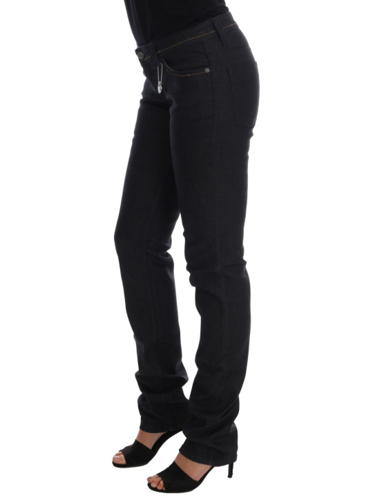 Jeans & Pants Chic Dark Blue Super Slim Fit Jeans 500,00 € 8050246184905 | Planet-Deluxe