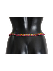 Belts Elegant Multicolor Crystal-Embellished Belt 1.160,00 € 8050246184929 | Planet-Deluxe