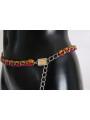 Belts Elegant Multicolor Crystal-Embellished Belt 1.160,00 € 8050246184929 | Planet-Deluxe