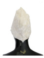 Hats Elegant White Fur Beanie Luxury Winter Hat 3.080,00 € 8058349956467 | Planet-Deluxe