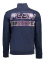 "Plein Sport Startseite im Sale | PLEIN SPORT HERREN SWEATSHIRT BLAU MIT REISSVERSCHLUSS online kaufen"|Planet-Deluxe