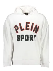 "Plein Sport Sweatshirts im Sale | Plein Sport Weißer Kapuzen-Sweater online kaufen"|Planet-Deluxe