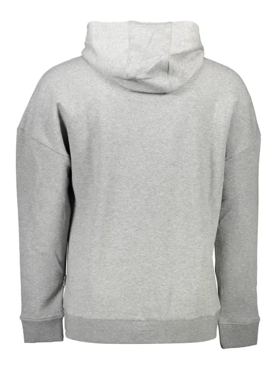 "Plein Sport Sweatshirts im Sale | Plein Sport Grauer Kapuzenpullover mit Logo-Print online kaufen"|Planet-Deluxe