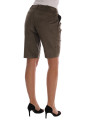 Shorts Chic Brown Bermuda Elegance 620,00 € 8034166592880 | Planet-Deluxe