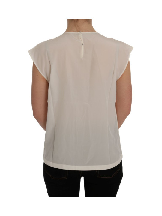 Tops & T-Shirts Embroidered Silk Sicily Frame Blouse 2.400,00 € 8058349852356 | Planet-Deluxe