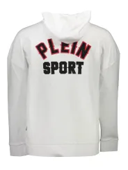 "Plein Sport Sweatshirts im Sale | Plein Sport Elegance Kapuzenpullover Weiß online kaufen"|Planet-Deluxe