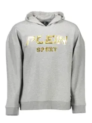 "Plein Sport Sweatshirts im Sale | Urban Chic Hoodie - Grauer Plein Sport Pullover mit Kapuze online kaufen"|Planet-Deluxe