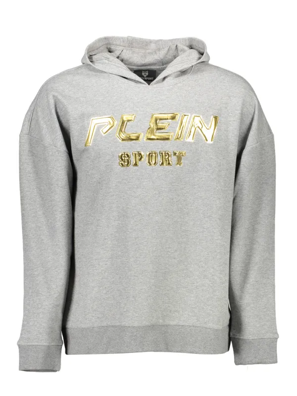 "Plein Sport Sweatshirts im Sale | Urban Chic Hoodie - Grauer Plein Sport Pullover mit Kapuze online kaufen"|Planet-Deluxe