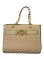 Exklusive GUESS Handtasche Grün Beige - Einzelstück