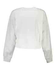 "GUESS JEANS Startseite im Sale | GUESS JEANS SWEATSHIRT OHNE REISSVERSCHLUSS DAMEN WEISS online kaufen"|Planet-Deluxe