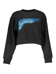 GUESS Bio-Baumwoll Sweatshirt Schwarz - Nachhaltiger Stil