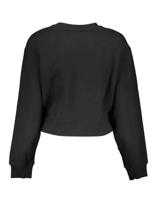GUESS Bio-Baumwoll Sweatshirt Schwarz - Nachhaltiger Stil