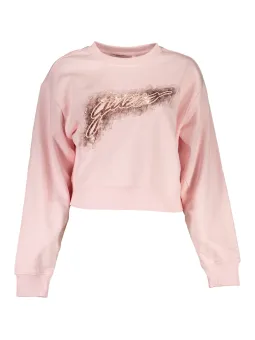 GUESS Jeans Sweatshirt Rosa - Stil und Eleganz vereint