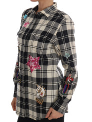 Shirts Enchanted Sequin Checkered Wool Shirt 6.600,00 € 8057001240579 | Planet-Deluxe