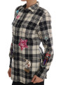 Shirts Enchanted Sequin Checkered Wool Shirt 6.600,00 € 8057001240579 | Planet-Deluxe