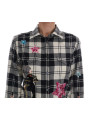 Shirts Enchanted Sequin Checkered Wool Shirt 6.600,00 € 8057001240579 | Planet-Deluxe