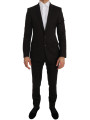 Suits Elegant Brown Jacquard Martini Suit 5.180,00 € 8058091668557 | Planet-Deluxe