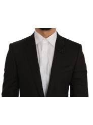 Suits Elegant Brown Jacquard Martini Suit 5.180,00 € 8058091668557 | Planet-Deluxe