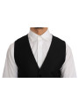 Vests Elegant Polka Dot Black Dress Vest 1.260,00 € 8058091017188 | Planet-Deluxe