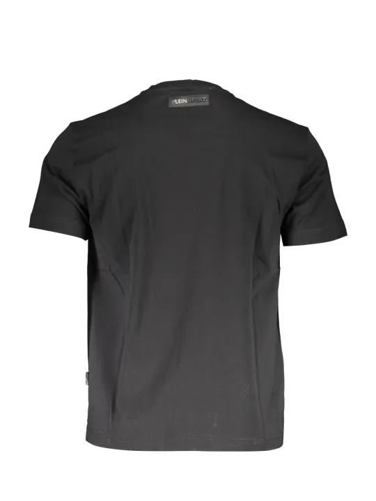"Plein Sport T-Shirts im Sale | Plein Sport T-Shirt Schwarz V-Ausschnitt Herrenkollektion online kaufen"|Planet-Deluxe