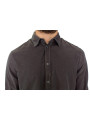 Shirts Chic Green Cotton Casual Men's Shirt 640,00 € 8058091151408 | Planet-Deluxe