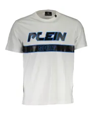 "Plein Sport T-Shirts im Sale | Plein Sport Dynamic White Tee online kaufen"|Planet-Deluxe