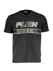 "Plein Sport T-Shirts im Sale | Plein Sport Schwarz TShirt Kurzarm Komfort Stil online kaufen"|Planet-Deluxe