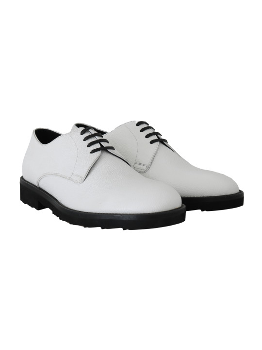 Formal Elegant White Formal Leather Shoes 1.280,00 € 7333413029386 | Planet-Deluxe